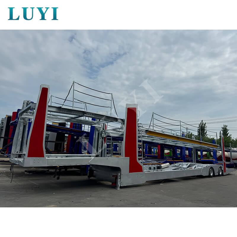 Une nouvelle référence en matière de transport transfrontalier efficace : les transporteurs de voitures à deux étages à deux essieux stimulent la coopération logistique sino-libanaise