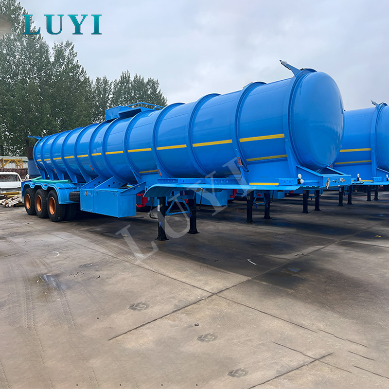 Remorque-citerne d'acide sulfurique de 22 CBM pour le transport d'acide concentré