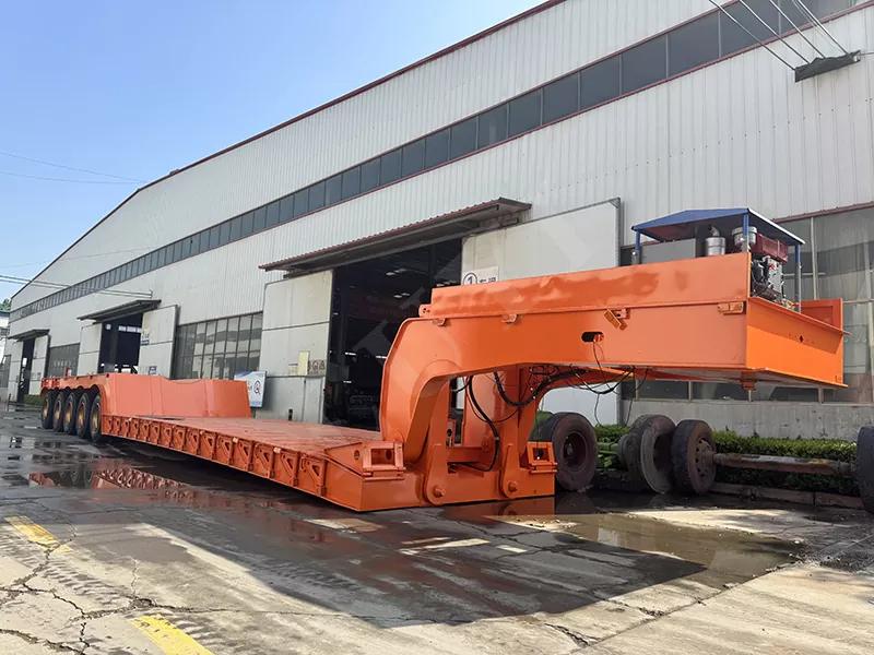 5-axle Detachable Goose-warp Low-bed Semi-Trailer
