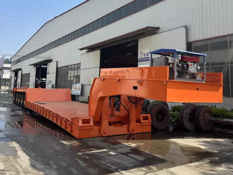 5-axle Detachable Goose-warp Low-bed Semi-Trailer