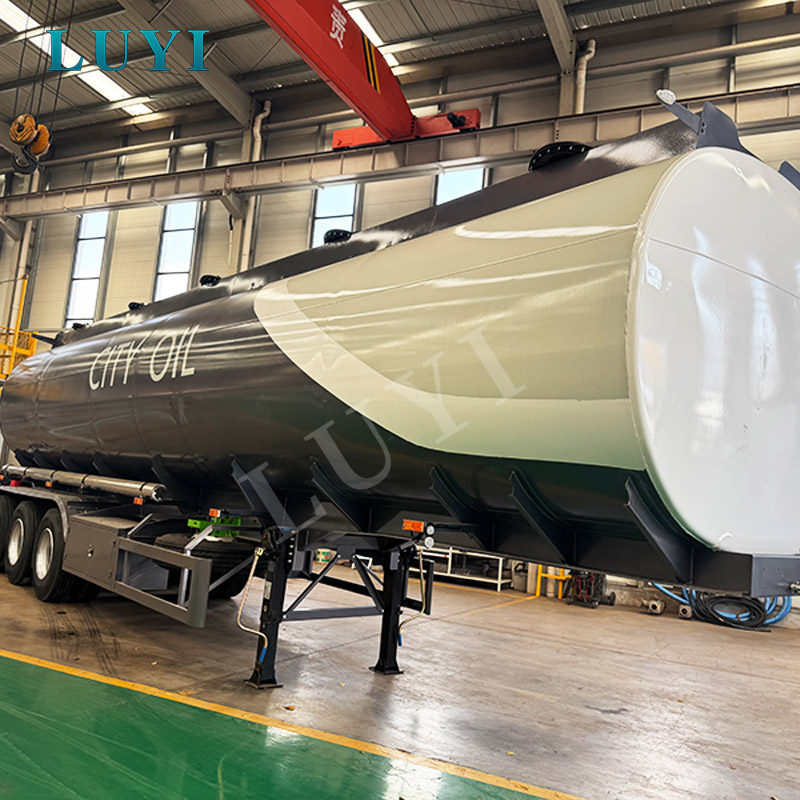 Prix ​​d'usine LUYI Semi-remorque à réservoir d'huile à 3 essieux de 40 000 litres