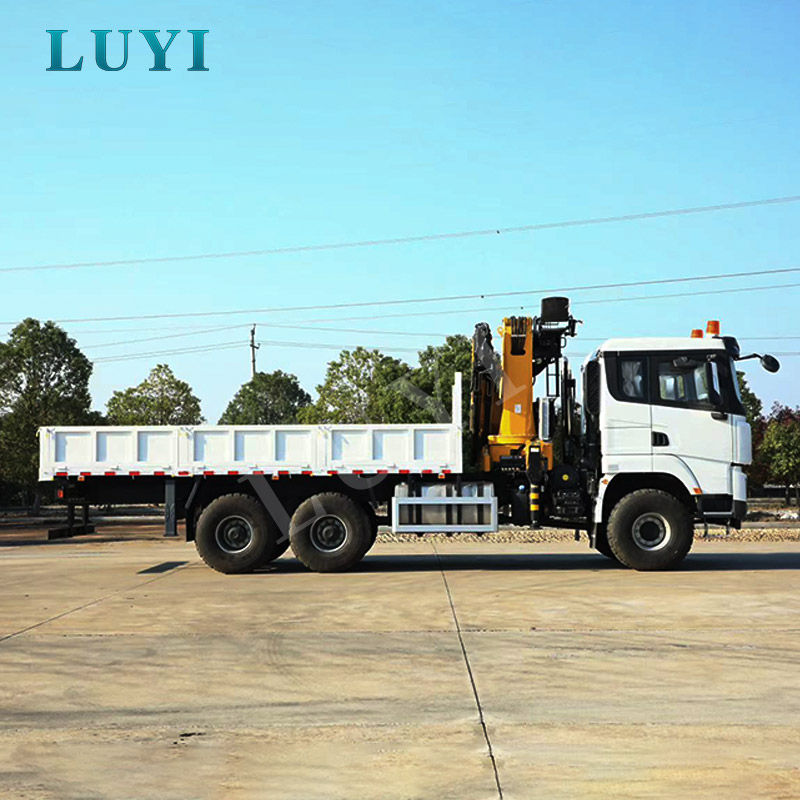 Camion SHACMAN avec grue PALFINGER SANY : votre bête de somme tout-en-un ultime
