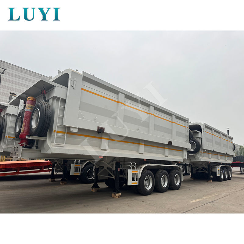 Accueillons chaleureusement les commerçants philippins pour discuter de l'approvisionnement en semi-remorques à benne basculante à trois essieux et de l'expansion du marché